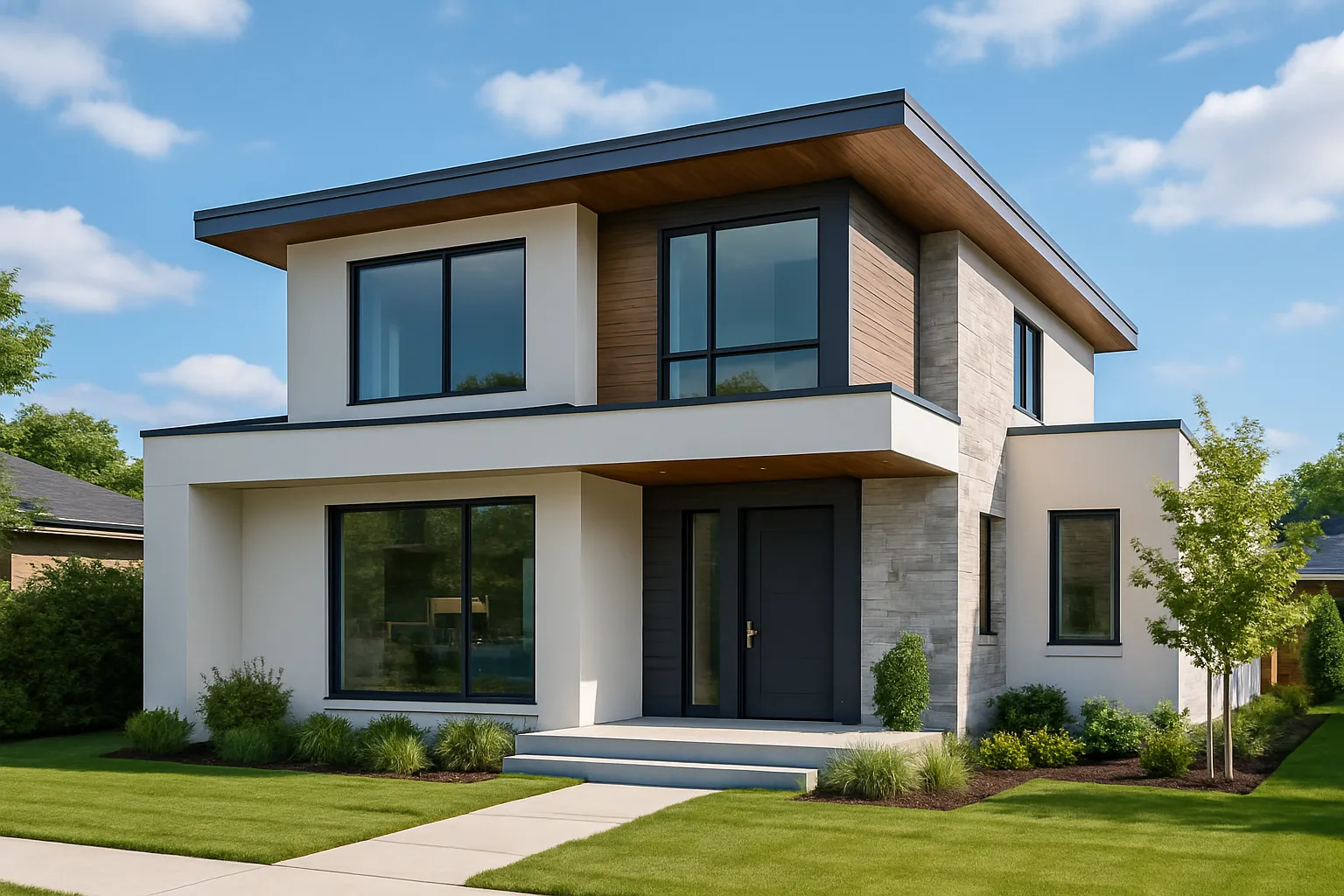 Casa moderna finanziata